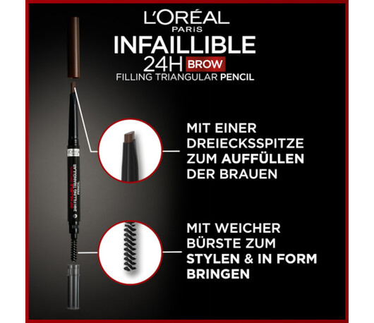 L'ORÉAL PARIS Eyebrow Pencil Brow Xpert Triangular Brow Pencil