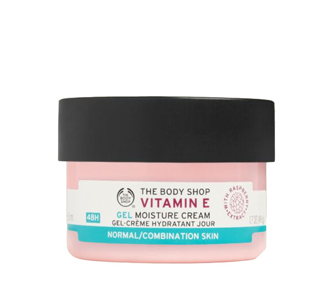The Body Shop Vitamin E Gel Moisture Cream with Raspberry Extract