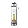 YOGA BOUTIQUE Get energized, get happy! Crystal Water Bottle Citrin silber